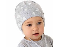 AJS pavasarinė kepurė su raištukais 44-46 cm